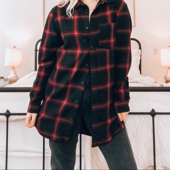 MENS OVERSIZED FLANNEL - Picture 2 of 3